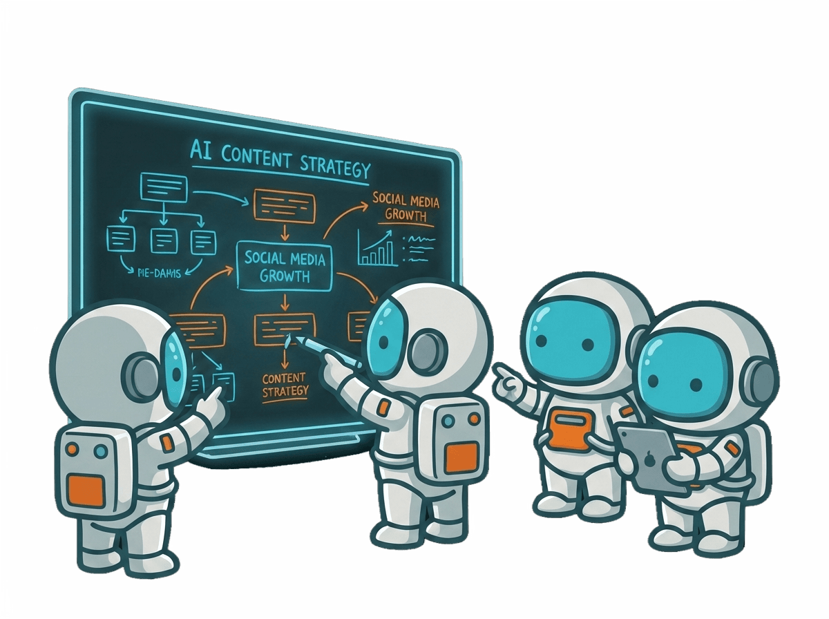 0layers mascot planning social media strategy